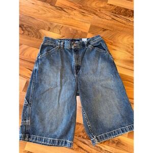 Bugle Boy Jean Company Mens‎ Denim Carpenter Shorts Size 30 Blue VTG blue Y2K